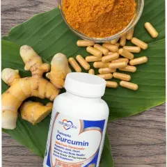 Cardiotabs Turmeric Curcumin with 600 mg Theracurmin, 60 Vegetarian Capsules, 30-Day Supply