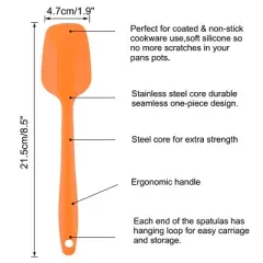 Unique Bargains  Silicone Heat Resistant Non-Stick Cooking Mixing Flipping Turner Spatula