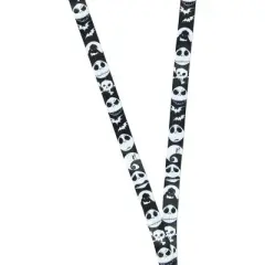 Nightmare Before Christmas Jack ID Lanyard Badge Holder With 1.5" Charm Pendant