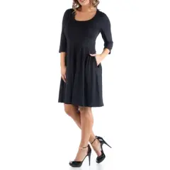 Fit and Flare Plus Size Dress