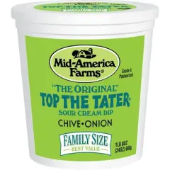 Mid-America Farms Family Size Top The Tater Chive Onion Sour Cream Dip - 24oz