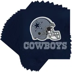 48ct Dallas Cowboys Football Napkins