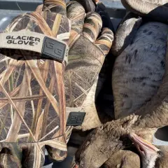 Glacier Glove Pro Waterfowler Gloves - Mossy Oak Shadowgrass Blades