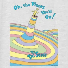 Women's Dr. Seuss Oh The Places You'll Go Book Cover Racerback Tank Top