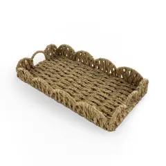 Woven Breakfast Tray Scalloped - Bullseye's Playground&trade;