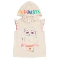 Harry Potter Hedwig Owl Girls Tank Top Dolphin and French Terry Shorts Little Kid to Big Kid 