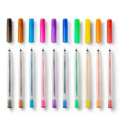 Cricut 10pk Glitter Gel Rainbow Pen Set