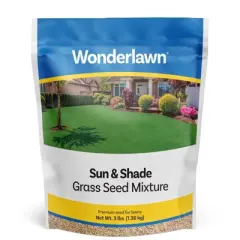 Barenbrug Wonderlawn Mixed Sun or Shade Grass Seed 3 lb