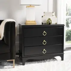 Hannon 3 Drawer Nightstand - FOX6306 - Safavieh Couture