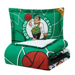 Sweet Home Collection NBA Boston Celtics Comforter & Pillow Sham Set