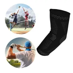 Unique Bargains Breathable Elbow Pads Elbow Protection Brace Tightening Nylon Elbow Pads for Sports 1 Pair