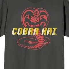 Cobra Kai Snake Art Women's Charcoal T-Shirt