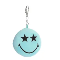 Aurora Mini Star Clip-On SMILEYWORLD Vibrant Stuffed Animal Blue 3.5"