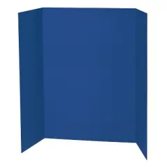 Pacon&reg; Presentation Board, Blue, Single Wall, 48" x 36", 1 Board