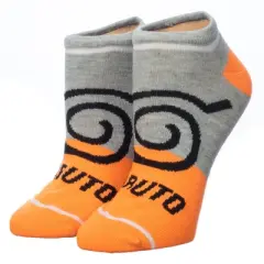 Naruto Anime Colorblock  Casual Ankle Socks for Men 5-Pack