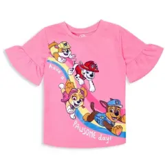 PAW Patrol Marshall Skye Rubble Girls Graphic T-Shirt and Leggings Outfit Set Little Kid to Big Kid