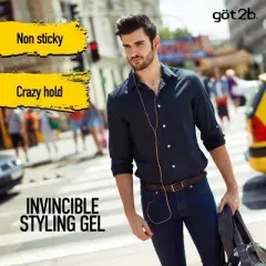 G&ouml;t2b Ultra Glued Invincible Styling Gel - 6oz