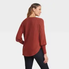 Women's Long Sleeve Knit Top - Knox Rose&trade;