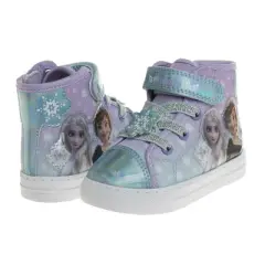 Frozen High-Top Hook and Loop Canvas Sneakers (Toddler/Little Kid)