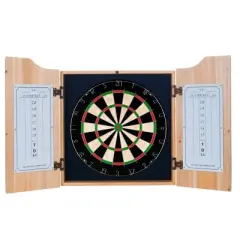 NBA Portland Trail Blazers Dart Cabinet Set with Darts and Bristle Dart Board