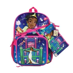 Disney's The Princess & The Frog Tiana 16 5-Piece Backpack & Lunchbox Set