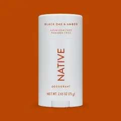 Native Solid Deodorant for Men & Women - Blood Orange & Clove - Aluminum-Free 2.65oz
