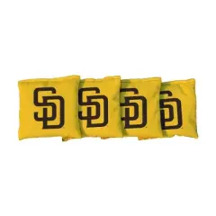MLB San Diego Padres Corn-Filled Cornhole Bags Yellow - 4pk