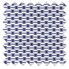 Bacati - Aztec Print Kilim Navy Crib/Toddler Bed Skirt