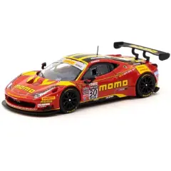 Ferrari 458 Italia GT3 #30 "Momo" "Pirelli World Challenge" (2015) "Hobby64" Series 1/64 Diecast Model Car by Tarmac Works