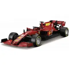 Ferrari SF1000 #5 Sebastian Vettel Tuscan GP Formula One F1 (2020) "Ferrari's 1000th Race" 1/43 Diecast Model Car by Bburago