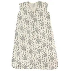 Touched by Nature Baby Organic Cotton Sleeveless Wearable Sleeping Bag, Sack, Blanket, Elephant