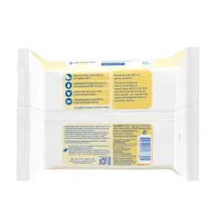 Johnson's Baby Disposable Hand & Face Cleansing Wipes, Pre-Moistened Wipes, Gentle for Delicate Skin - 25ct