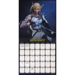 Trends International 2026 World of Warcraft 12"x12" Wall Calendar