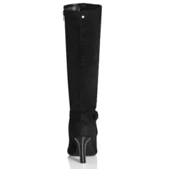 Women's Plus Size WIDE FIT Tara Knee Boot - black | CITY CHIC