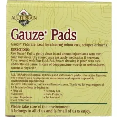 All Terrain Latex Free Gauze Pads 2" x 2" - 10 ct