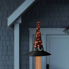 36" Lit Oversized Witch Hats Halloween Decorative Prop Black - Hyde and EEK! Boutique&trade;