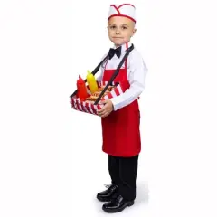 Dress Up America Hot Dog Vendor for Toddlers - Toddler 4/Small