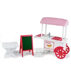 Playtime By Eimmie Hot Dog Cart with Accessories 