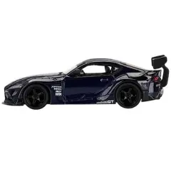 Toyota "HKS" GR Supra (A90) Downshift Blue Metallic Limited Edition to 3600 pcs 1/64 Diecast Model Car by True Scale Miniatures