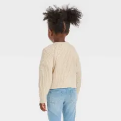 Toddler Girls' Midweight Cardigan - Cat & Jack&trade; Off-White