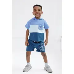 Disney Pixar Pullover Hoodie and French Terry Shorts Outfit Set Newborn to Infant