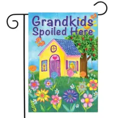 Briarwood Lane Summer Garden Flag 12x18 For Outdoor Grandkids Spoiled Here Spring For Summer Garden Flag Flags For Outside