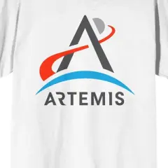 NASA Artemis Logo Women's White T-shirt