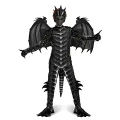 Joyfy Boys' Halloween Fierce Dragon Costume for Kids &ndash; Complete Winged Costume Set