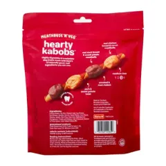 Oinkies Hartz Meat House & Veg Heart Kabobs Dog Treat with Chicken, Duck, Carrot and Sweet Potato Flavor - 8.8oz