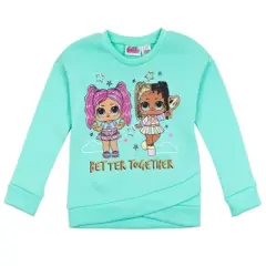 L.O.L Surprise! Fierce Bhaddie Flipside Unity Girls Crossover Fleece Sweatshirt & Leggings Outfit Set Little Kid to Big Kid