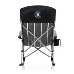 MLB Houston Astros Outdoor Rocking Camp Chair - Black