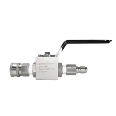 EDOU DIRECT Ball Valve for High Pressure Washer Hose - 3/8" Male & 3/8" Female Plug - 4,500 PSI