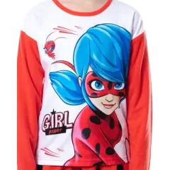 Miraculous Ladybug Girls Ladybug and Tikki Girl Power 2 Piece Pajama Set
