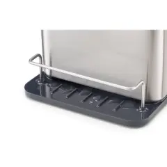 Joseph Joseph Surface Stainless-steel Sink Area Organizer - Gray: Kitchen Sink Caddy & Sponge Holder, Hand Wash